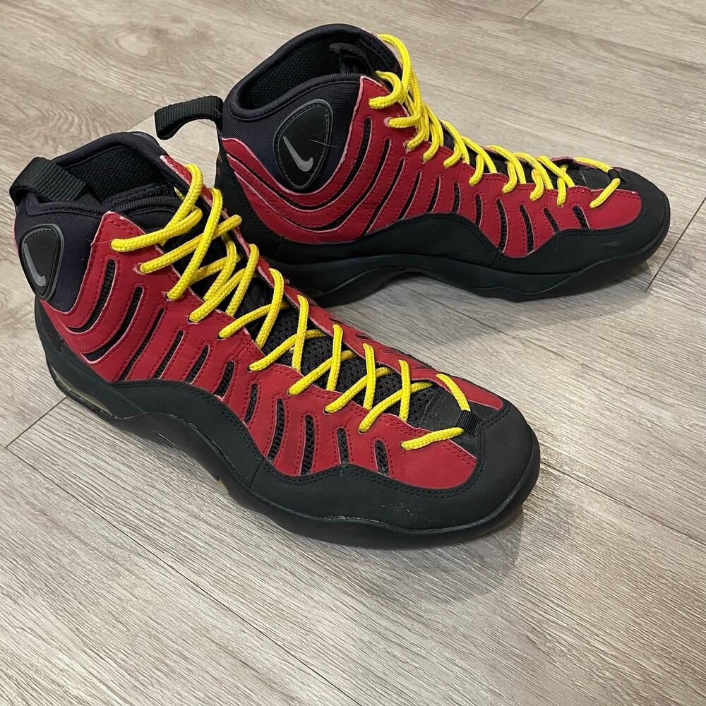 Nike Air Bakin Basketball Sneakers Black Red OG Size 8.5 Mens